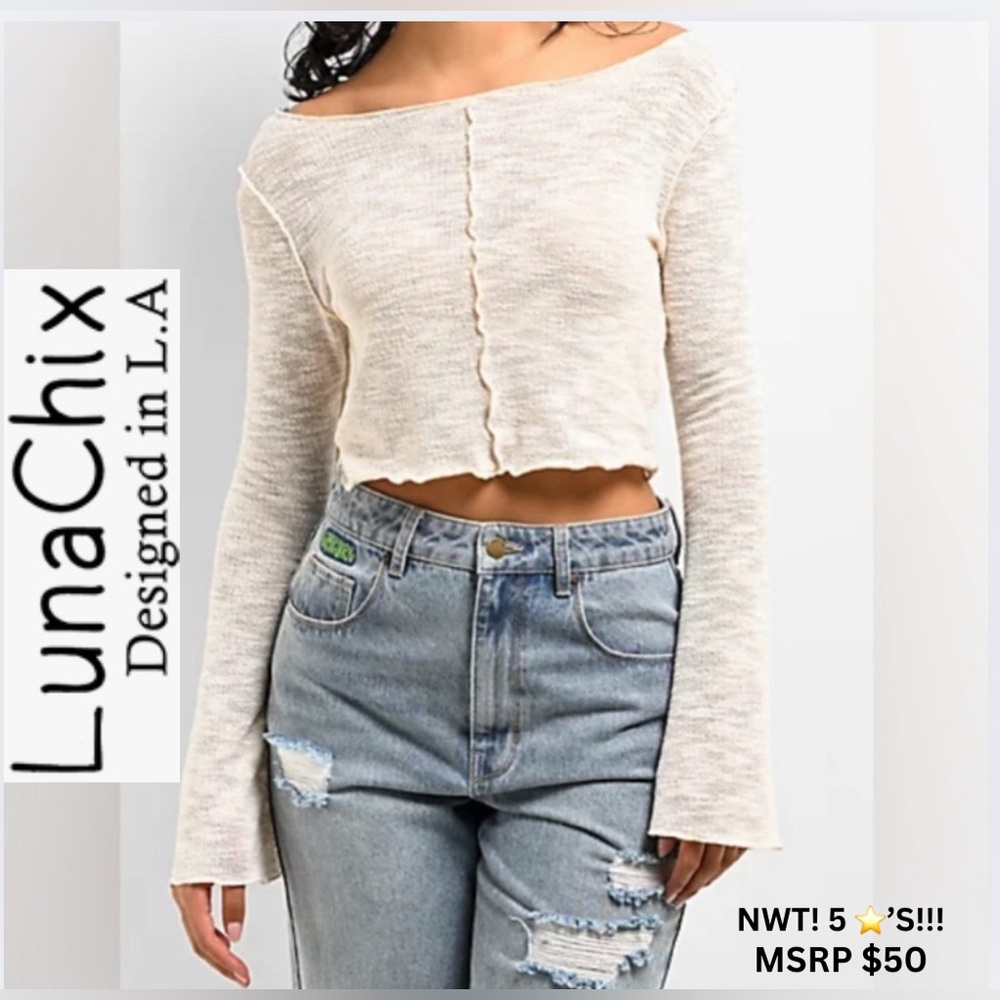 NWT! LUNACHIX FALL LONG SLEEVE VERY HIGH QUALITY! PERFECT FOR FALL!